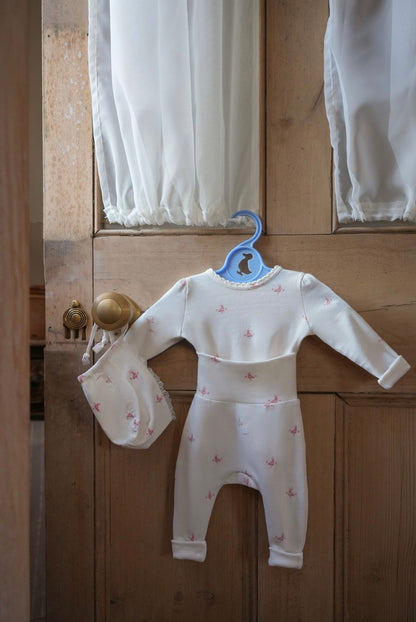 scalloped set - folk bunny