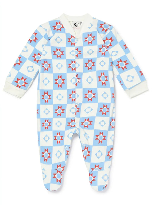baby sleepsuit | patchwork