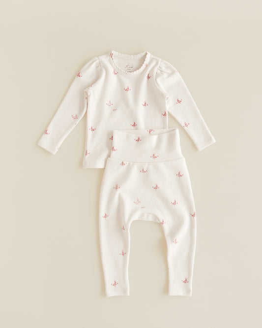 scalloped set - folk bunny