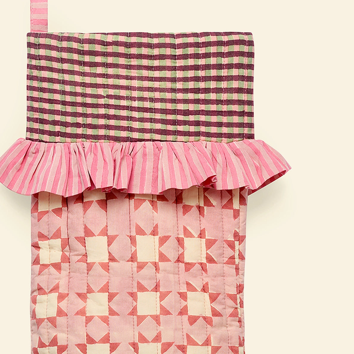 Quilted Christmas Stocking | Floss
