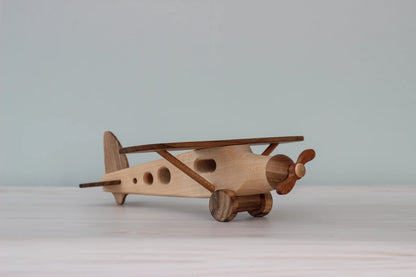 wooden airplane