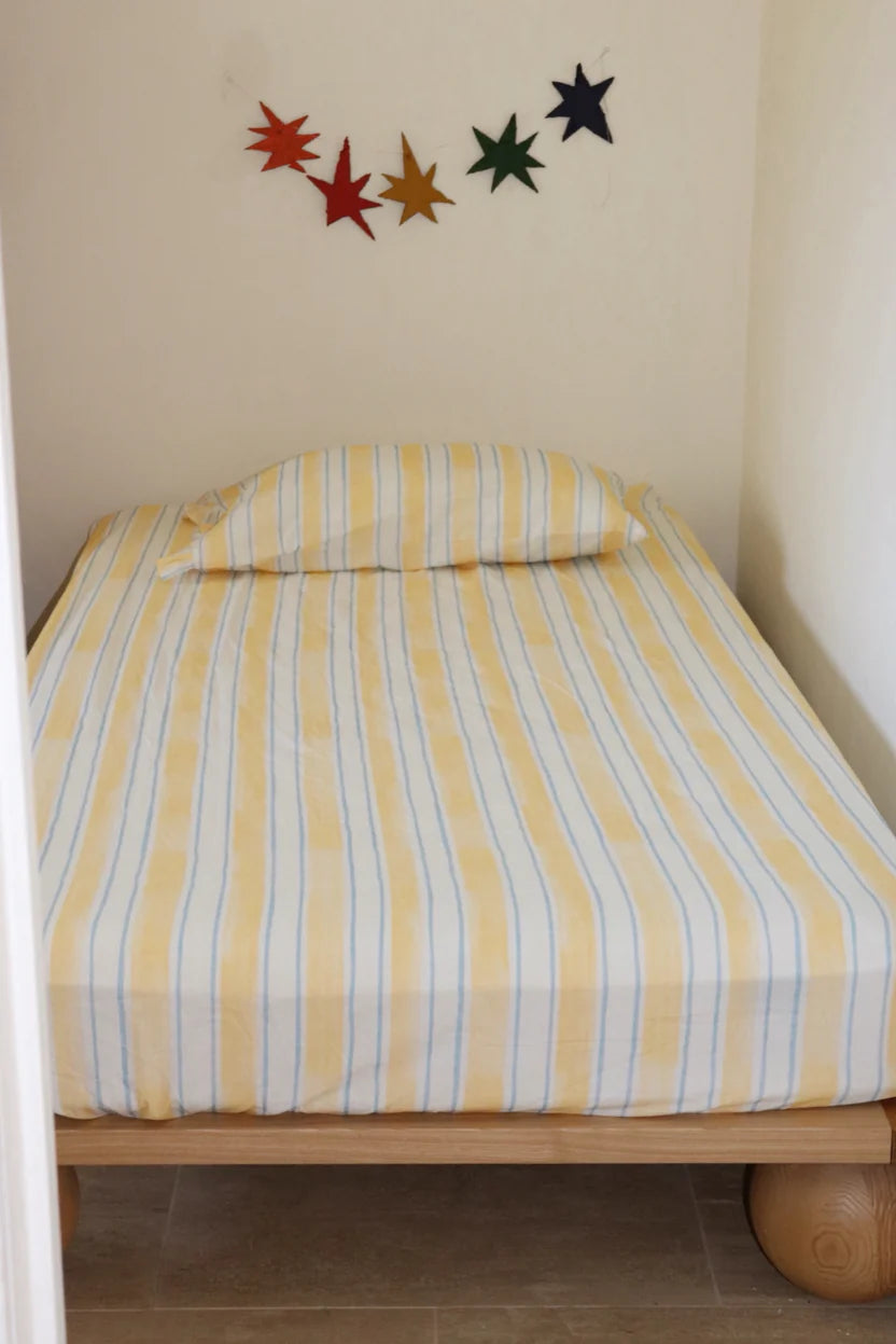 sea stripe sheet set